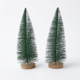 Large Green Christmas Trees (Pair) - Mrs. Alice