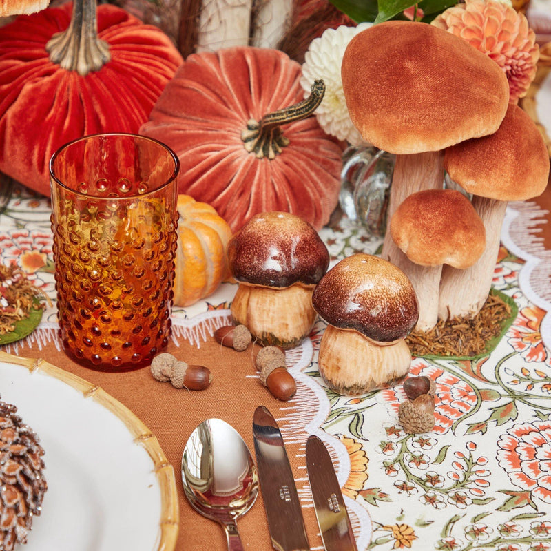 Enhance your culinary experience by seasoning your dishes with the savory goodness from these whimsical mushroom-inspired shakers.