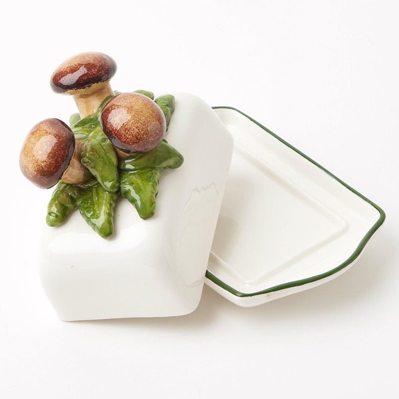 Enjoy the fusion of culinary artistry and practicality with the Porcini Mushroom Butter Dish, a must-have for any discerning host.